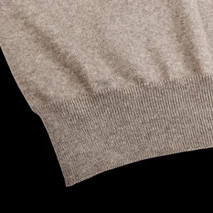 Gran Sasso Sweaters | Beige Extra Fine Merino Wool Polo Shirt