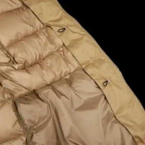 Ten C Outerwear | Beige Nylon Down Padded Liner Jacket