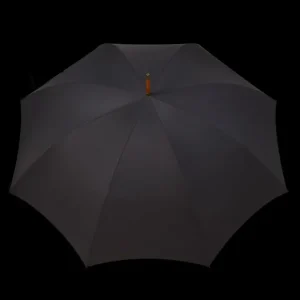 Fox Umbrellas Umbrellas | Black Bulldog Head Crook Handle Umbrella