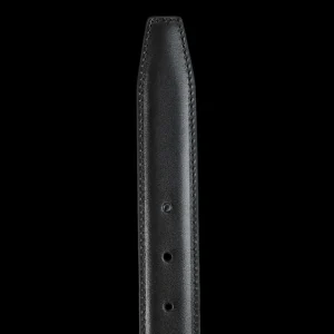 Andersons Belts | Black Calf Leather 30Mm Belt