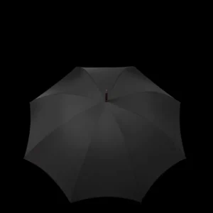 Fox Umbrellas Umbrellas | Black Doberman Head Crook Handle Umbrella