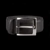 Andersons Belts | Black Grained Leather 35Mm Belt