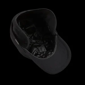 Wigéns Hats | Black Loro Piana Wool Cashmere Baseball Cap