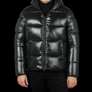 Save The Duck Coats & Jackets | Black Quilted Edgard Nylon Jacket