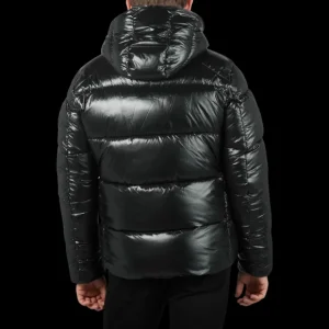 Save The Duck Outerwear | Black Quilted Edgard Nylon Jacket