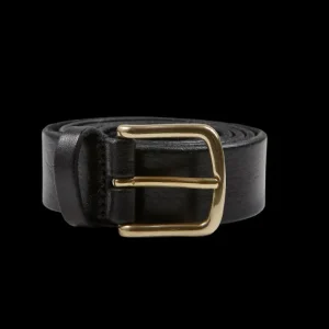 Andersons Belts | Black Saddle Leather 35Mm Belt