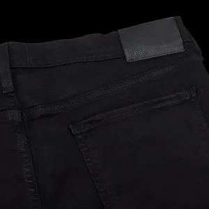 Paige Jeans | Black Shadow Cotton Stretch Lennox Jeans