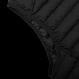 Save The Duck Gilets | Black Technical Down Leonard Nylon Gilet