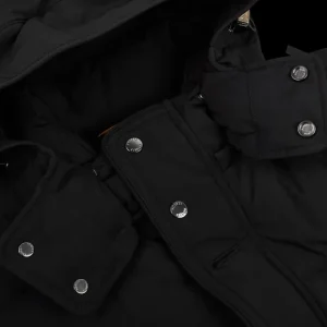 Moorer Outerwear | Black Technical Nylon Down Padded Parka