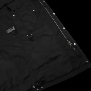 Aspesi Coats & Jackets | Black Technical Nylon Hood Parka