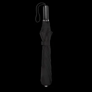 Fox Umbrellas Umbrellas | Black Telescopic Dark Maple Handle Umbrella