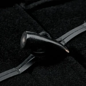 Gloverall Outerwear | Black Wool Morris Duffle Coat
