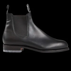 R.M. Williams Chelsea Boots | Black Yearling Leather Wentworth G Boots
