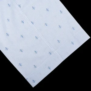 Derek Rose Loungewear | Blue Bee Motif Cotton Classic Fit Pyjamas