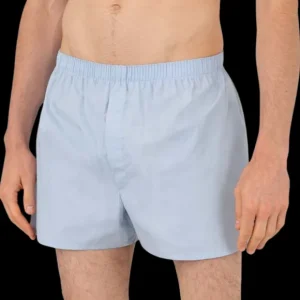 Sunspel Underwear | Blue Cotton Boxer Shorts