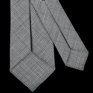 Dreaming Of Monday Ties | Blue Glen Plaid 7-Fold High Twist Wool Tie