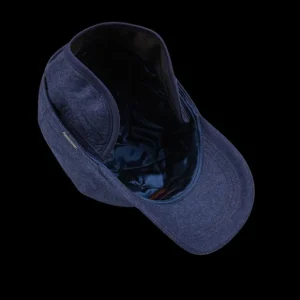 Wigéns Hats | Blue Loro Piana Wool Cashmere Baseball Cap