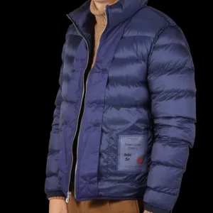 Ten C Outerwear | Blue Nylon Down Padded Liner Jacket