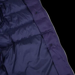 Ten C Outerwear | Blue Nylon Down Padded Liner Jacket