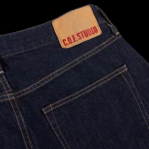 C.O.F Studio Jeans | Blue 13Oz Kuroki Selvedge Cotton M5 Jeans
