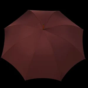 Fox Umbrellas Umbrellas | Bordeaux Polished Maple Handle Umbrella