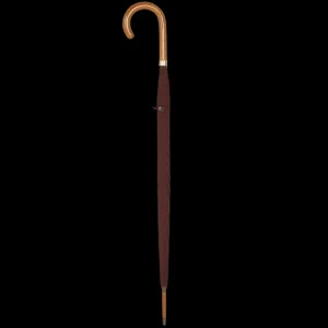 Fox Umbrellas Umbrellas | Bordeaux Polished Maple Handle Umbrella