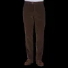 Hiltl Trousers | Brown Cotton Corduroy Regular Fit Chinos