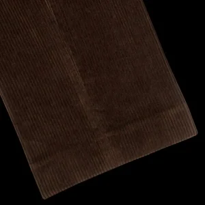 Hiltl Trousers | Brown Cotton Corduroy Regular Fit Chinos
