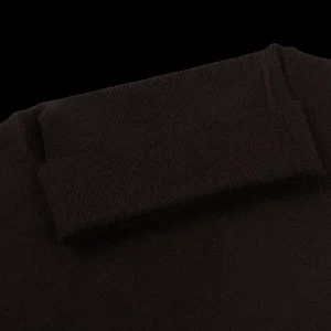 Gran Sasso Knitwear | Brown Extra Fine Merino Roll Neck