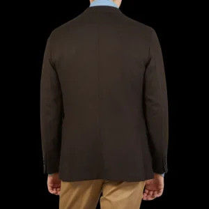 Boglioli Blazers | Brown Herringbone Wool K Jacket