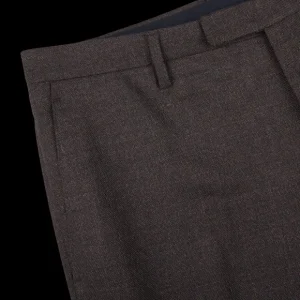 Boglioli Suits | Brown Melange Wool Hopsack K Suit
