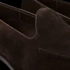 Carmina Loafers | Brown Suede Uetam Unlined Slippers
