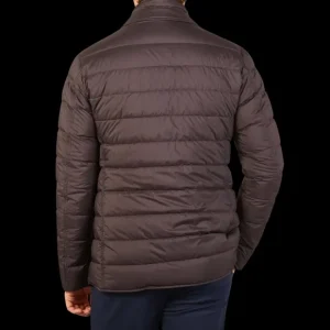 Herno Coats & Jackets | Brown Technical Nylon Legend Hybrid Blazer