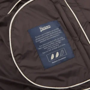 Herno Coats & Jackets | Brown Technical Nylon Legend Hybrid Blazer
