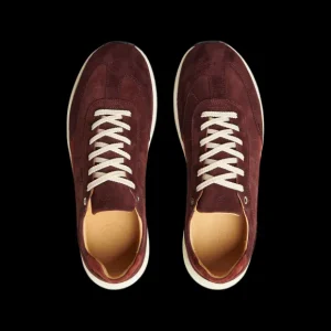 CQP Sneakers | Burgundy Suede Renna Sneakers