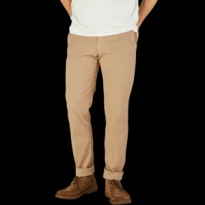 Berwich Trousers | Camel Beige Cotton Stretch Chinos