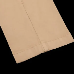 Berwich Trousers | Camel Beige Cotton Stretch Chinos