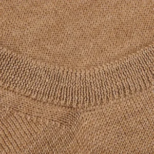 Gran Sasso Knitwear | Camel Beige Extra Fine Merino Crew Neck