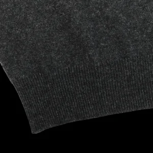 William Lockie Knitwear | Charcoal Grey Lambswool Slipover