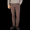 Berwich Trousers | Chocolate Brown Cotton Stretch Chinos