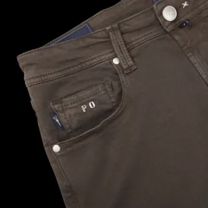 Tramarossa Jeans | Coffee Brown Super Stretch Michelangelo Jeans