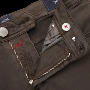 Tramarossa Jeans | Coffee Brown Super Stretch Michelangelo Jeans
