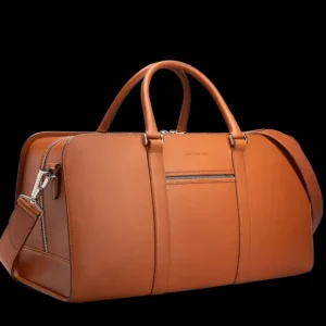 Carl Friedrik Weekend Bags | Cognac Vachetta Leather Pailissy Weekend Bag