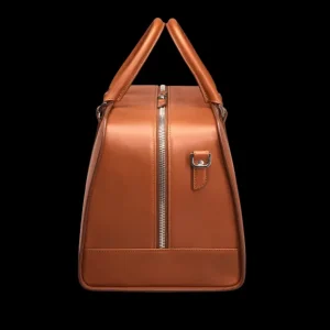 Carl Friedrik Weekend Bags | Cognac Vachetta Leather Pailissy Weekend Bag