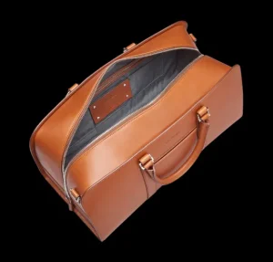 Carl Friedrik Weekend Bags | Cognac Vachetta Leather Pailissy Weekend Bag