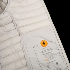 Save The Duck Coats & Jackets | Cream Beige Technical Down Luke Hood Jacket