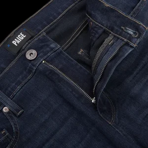 Paige Jeans | Dark Blue Cotton Stretch Lennox Jeans