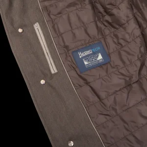 Herno Coats & Jackets | Dark Brown Loro Piana Wool Twill Jacket