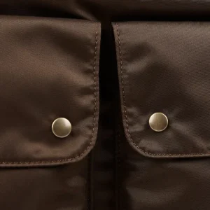Felisi Weekend Bags | Dark Brown Nylon Leather Signature Travel Bag
