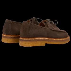 Jacques Soloviére Paris Derbies | Dark Brown Suede Leather Olivier Derbies